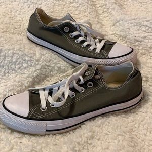 Converse gray shoes